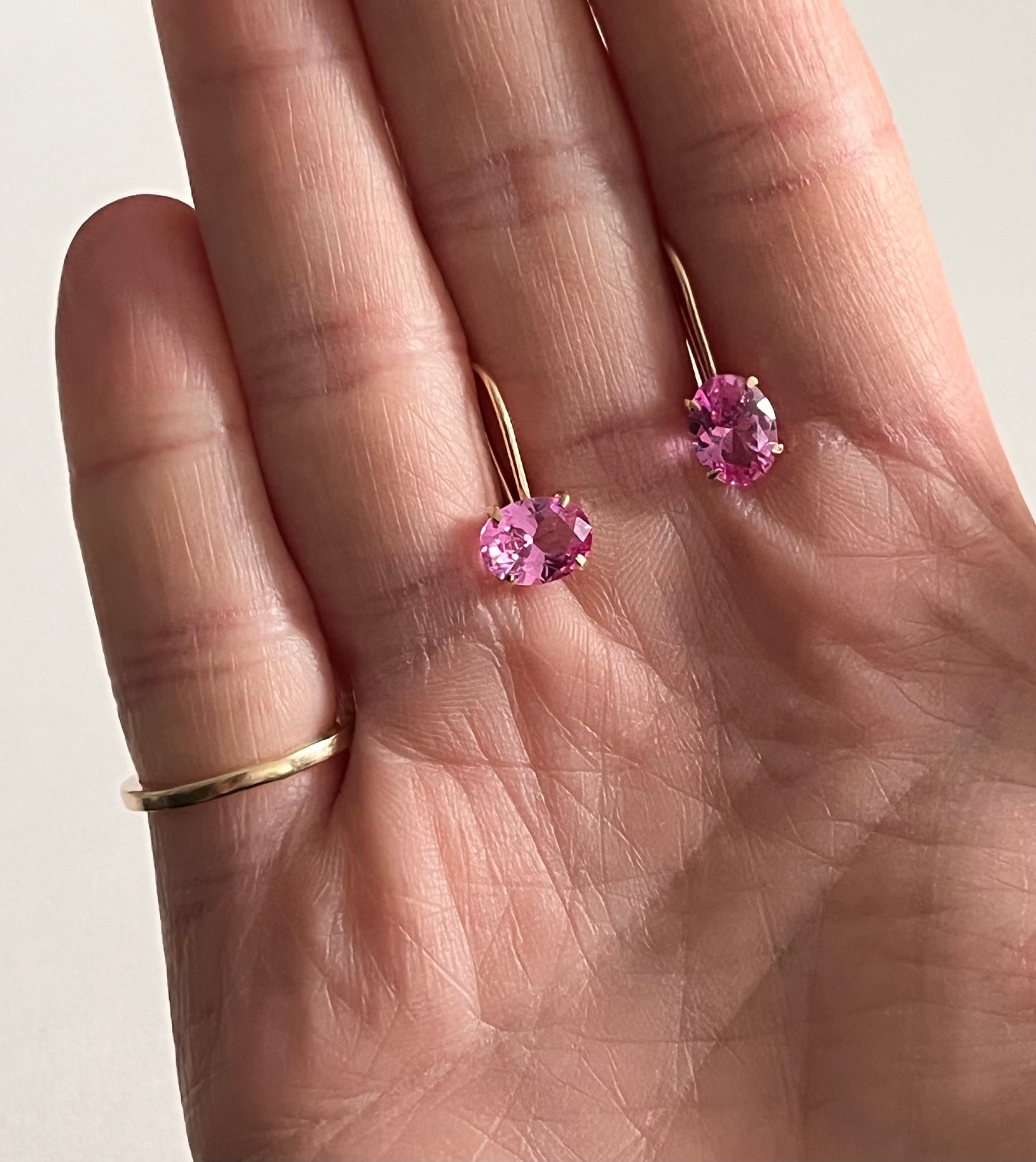 Pink drops