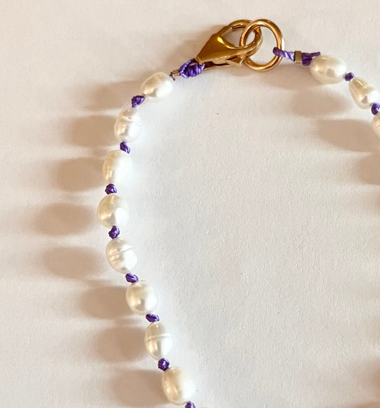 Amalfi coast bracelet lavender