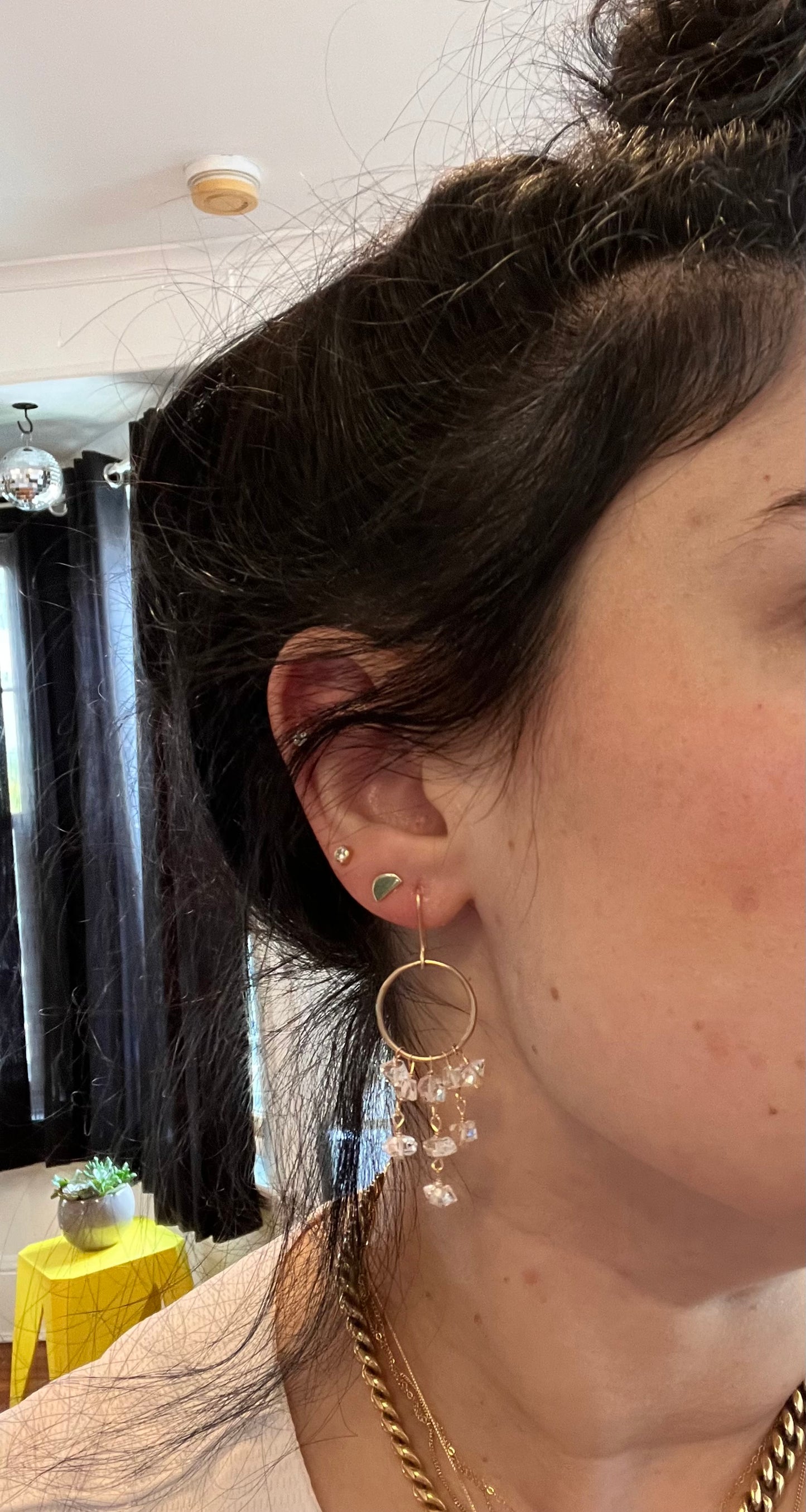 Herkimer Bliss earrings
