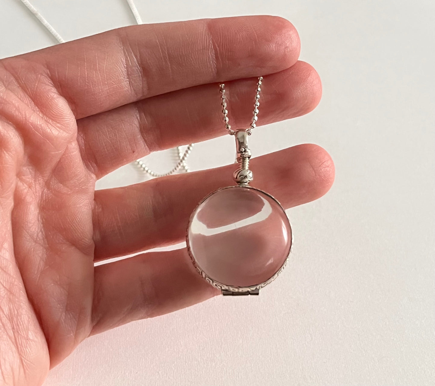 Glass locket