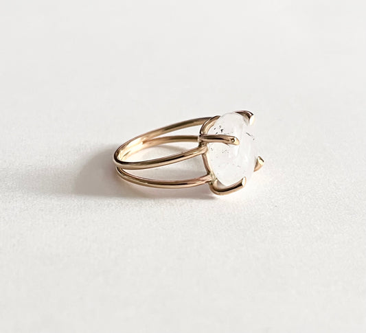 Street fair ring in quartz