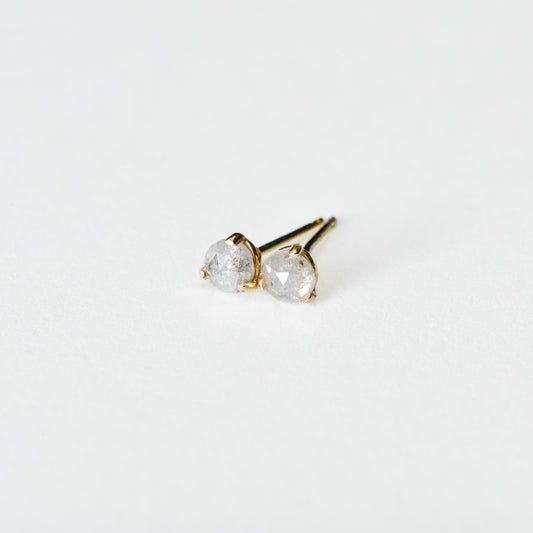 RAW DIAMOND STUDS