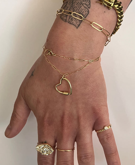 Heart of hearts bracelet