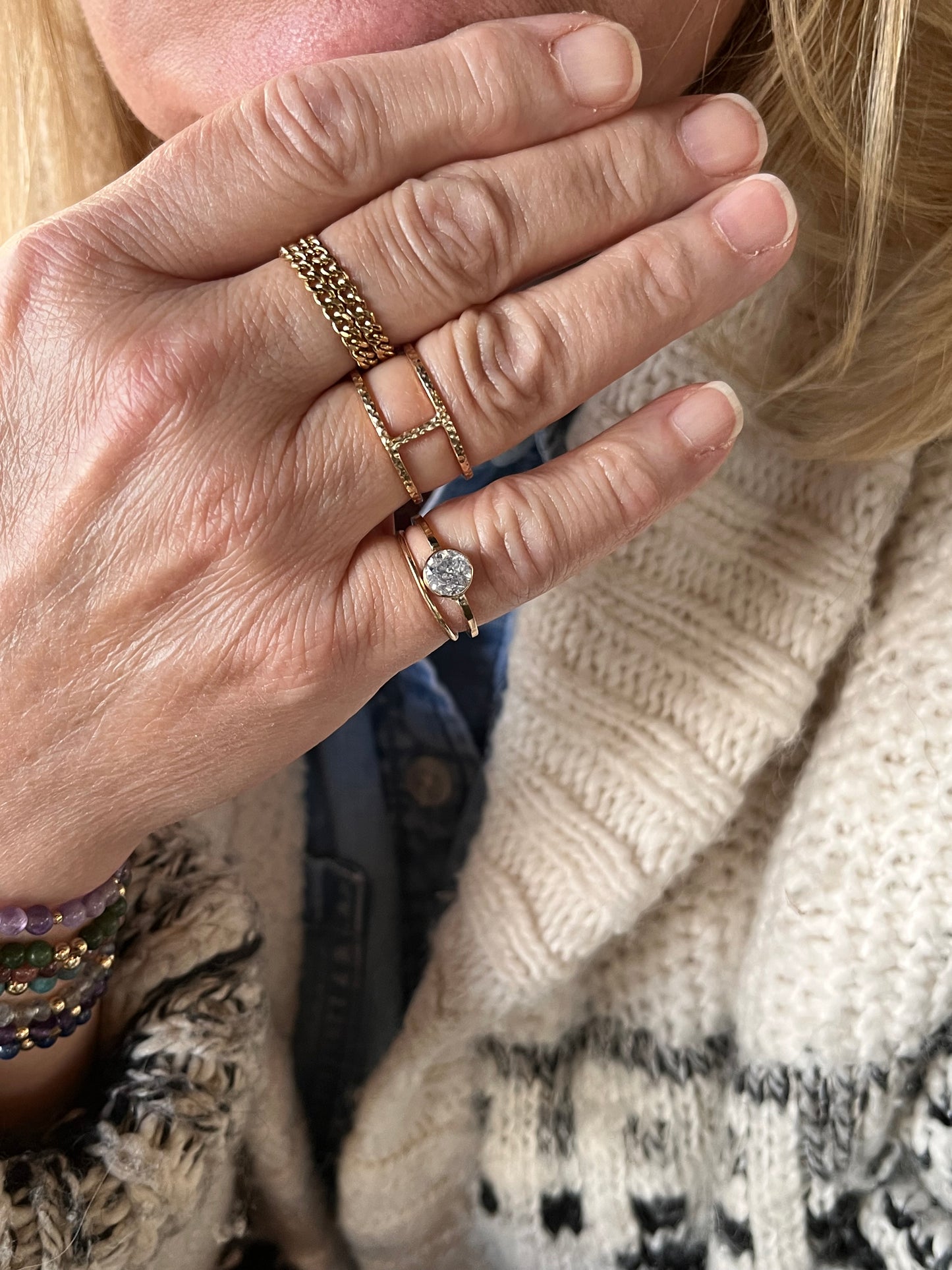 ANILLO BEBÉ ORO MACIZO