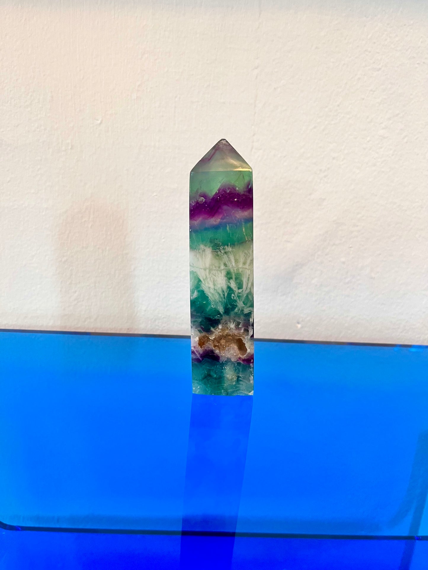 Rainbow Fluorite Tower 2
