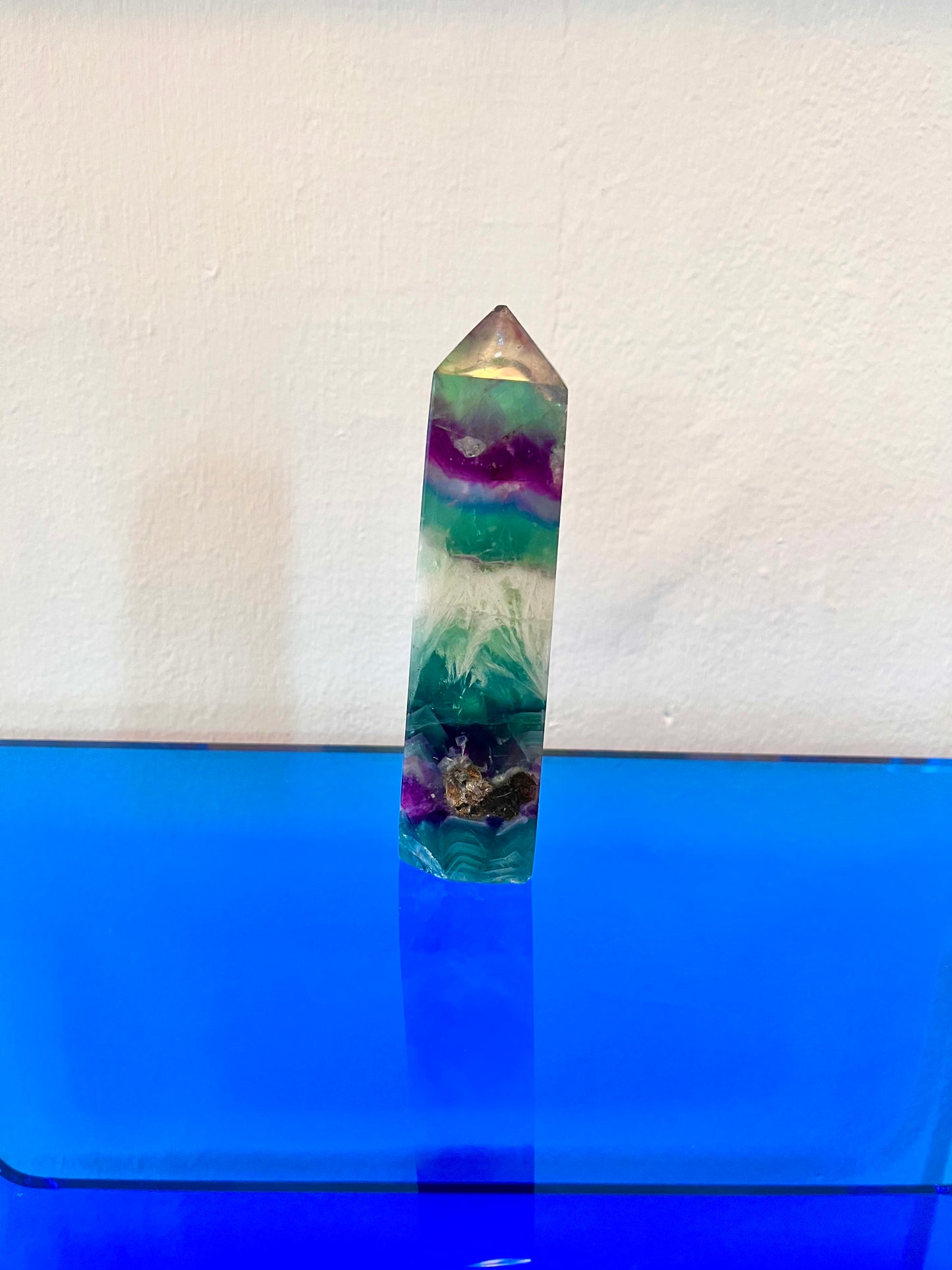 Rainbow Fluorite Tower 2