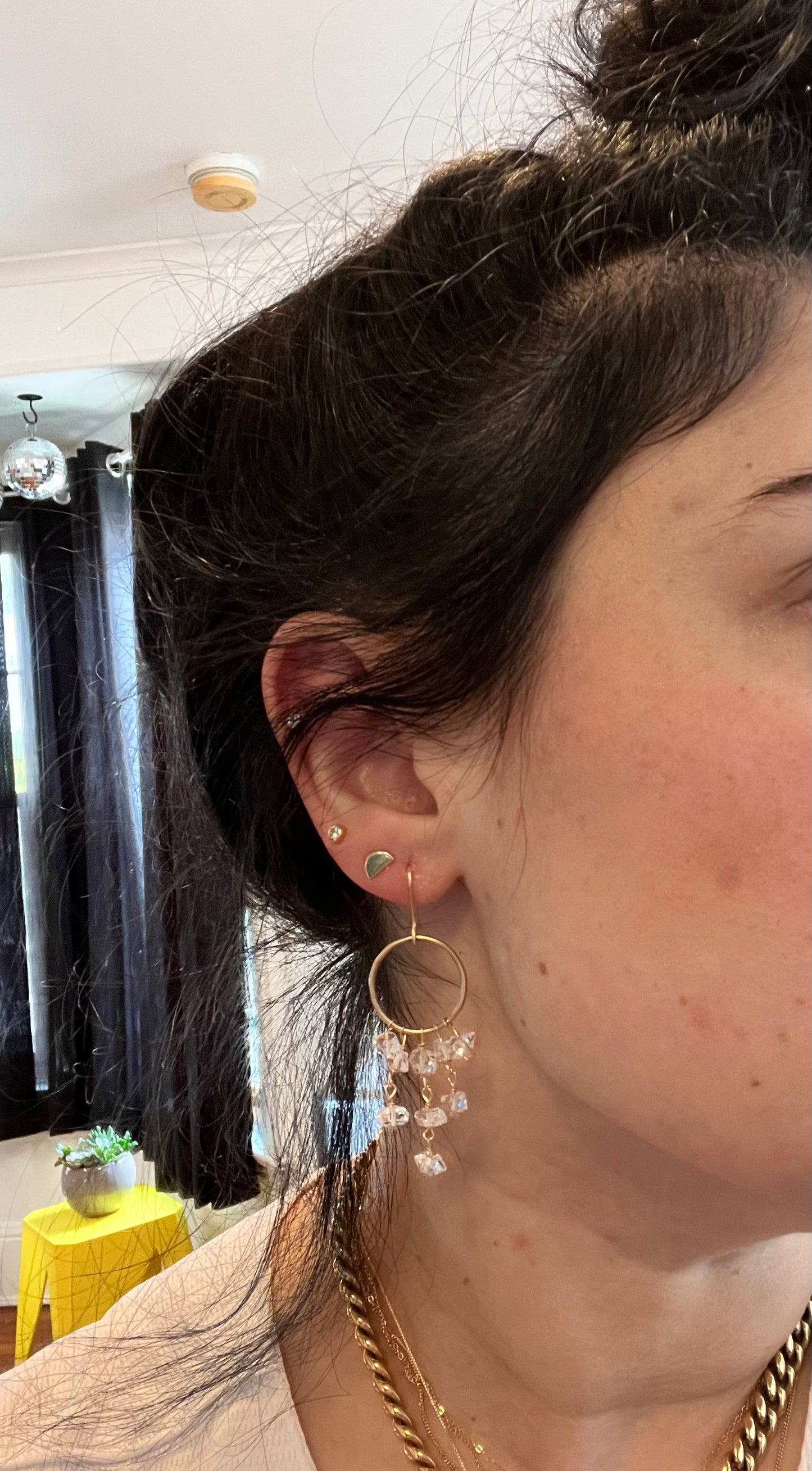 Herkimer Bliss earrings