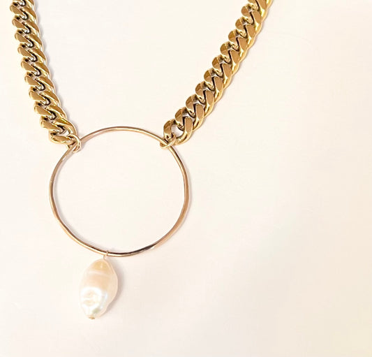 Warrior Pearl Necklace