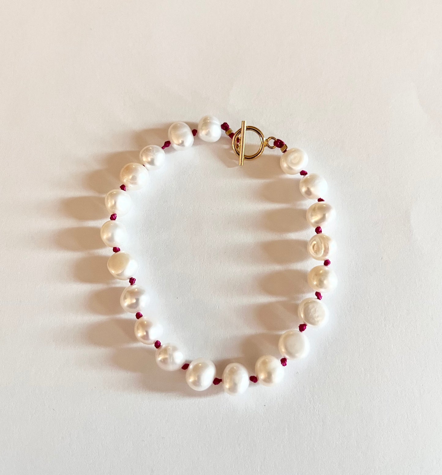 Calabria bracelet- fuchsia