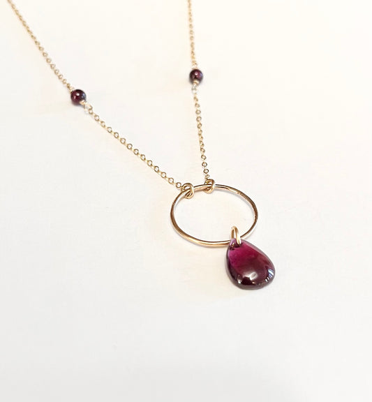 Garnet Dreams Necklace