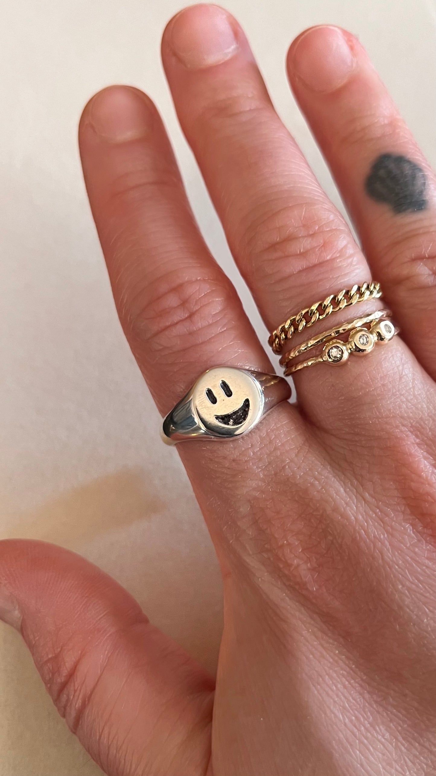 Mr. Smiles signet ring