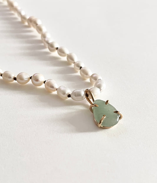 Jade sea nymph necklace